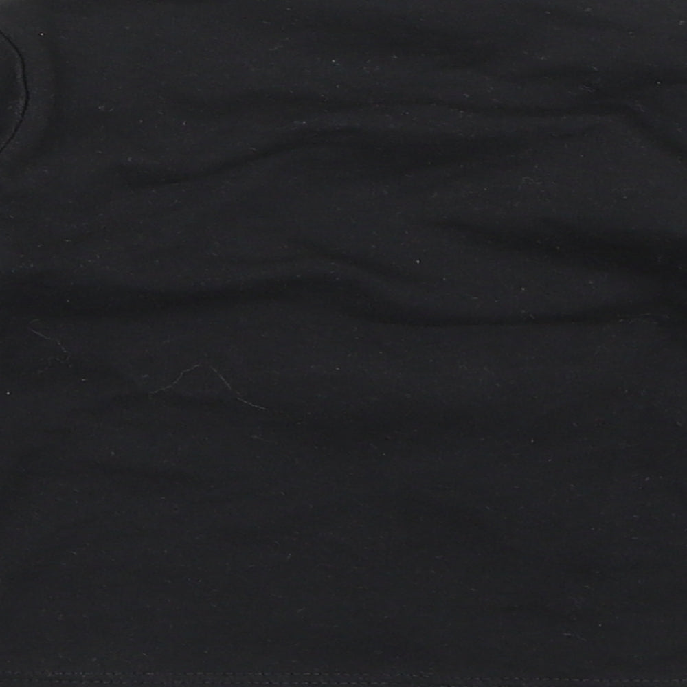 First Impressions Boys Black   Basic T-Shirt Size 12 Months