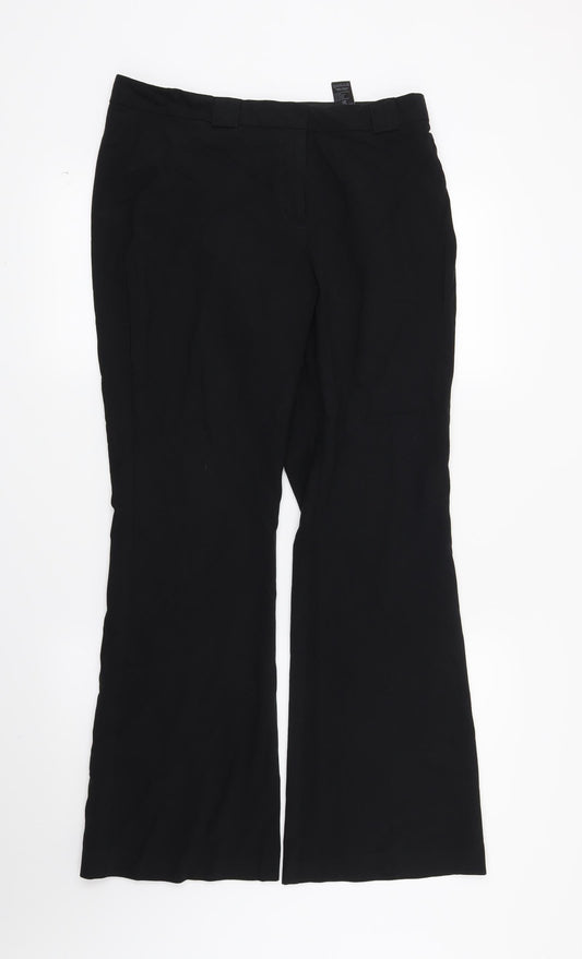 Marks and Spencer Womens Black   Trousers  Size 12 L30 in