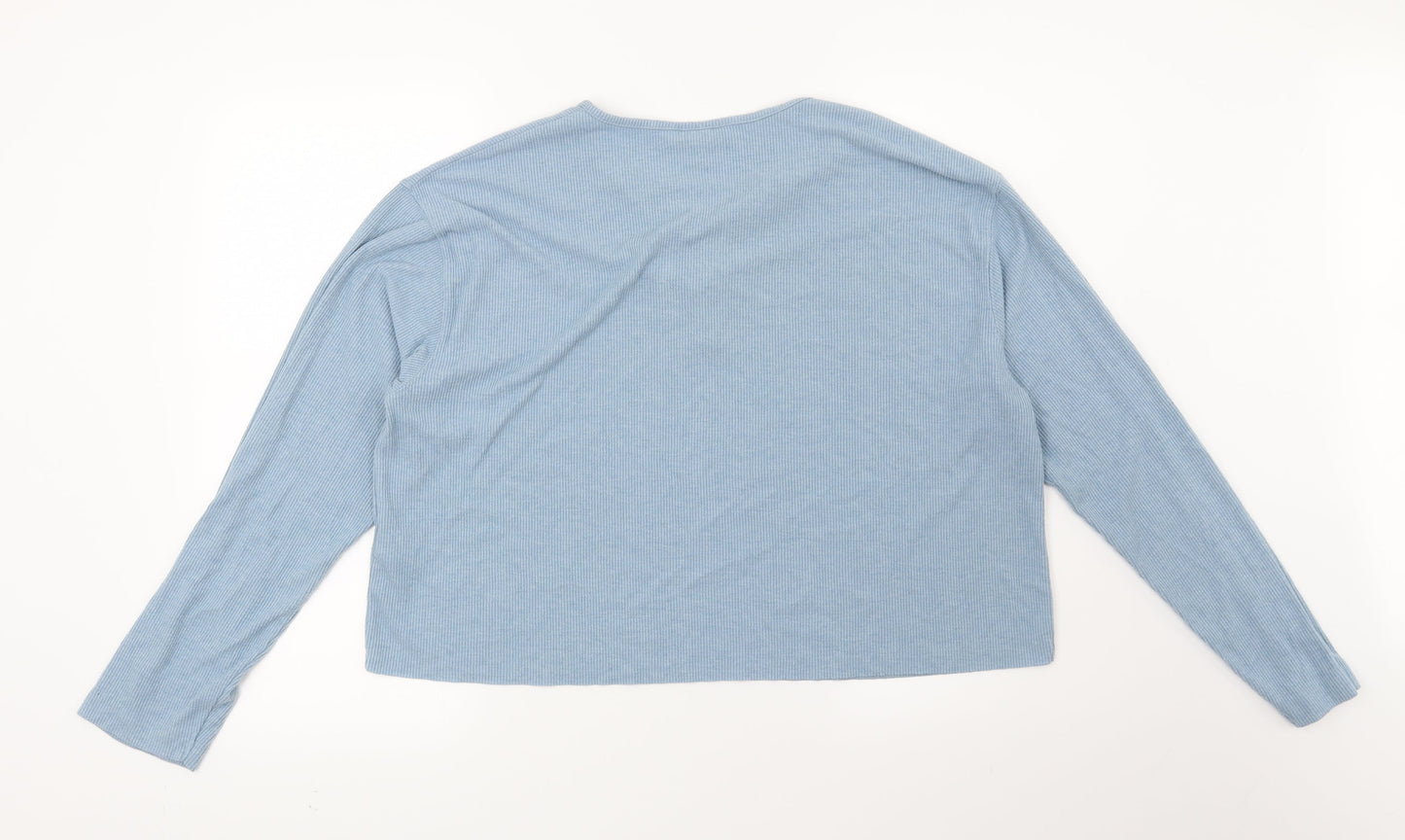Topshop Womens Blue   Pullover Sweatshirt Size 14
