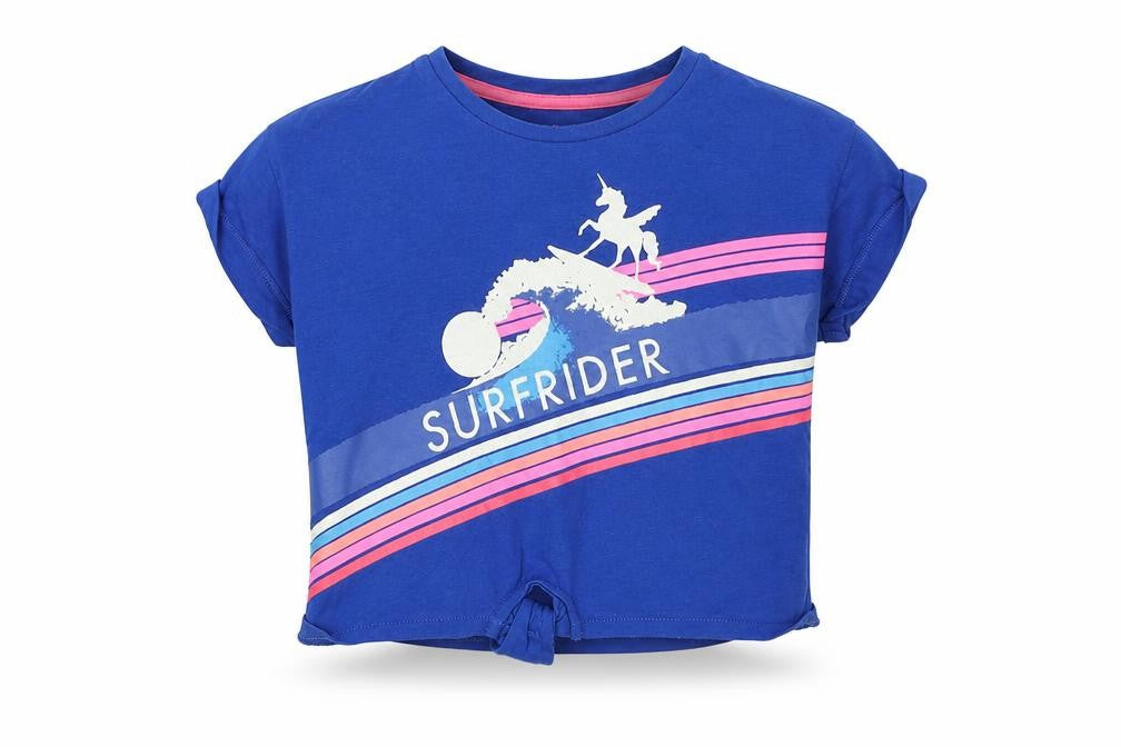 Marks & Spencer Girls Blue   Basic T-Shirt Size 4-5 Years