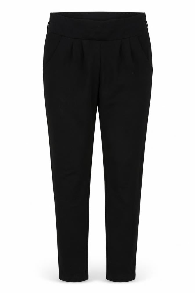 Prague Womens Black   Trousers  Size 6 L28 in