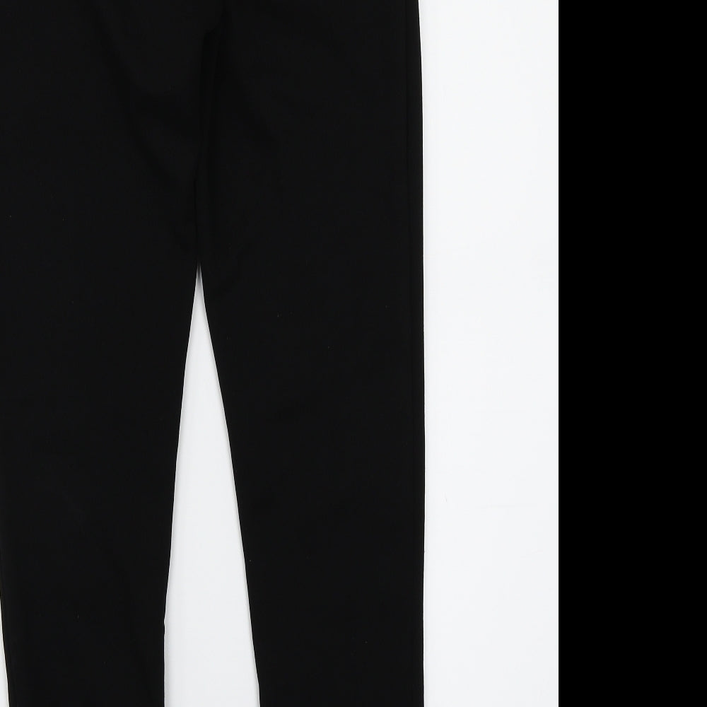 Prague Womens Black   Trousers  Size 6 L28 in