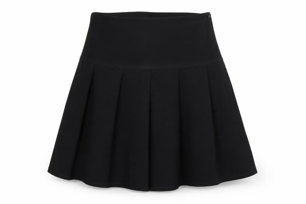 Marks & Spencer Girls Black   A-Line Skirt Size 12 Years