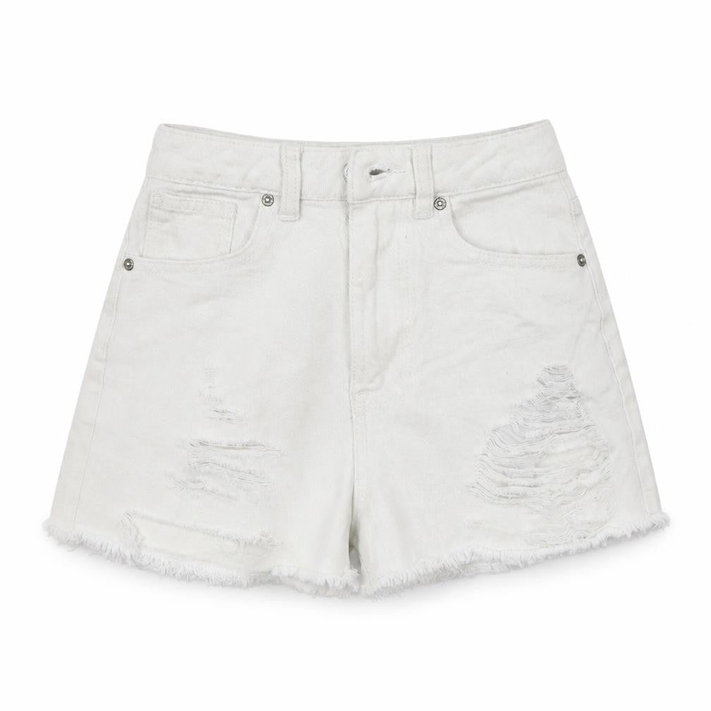 Boohoo Womens White   Bermuda Shorts Size 6