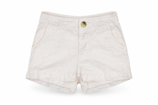 H&M Girls White Floral  Cropped Trousers Size 24 Months