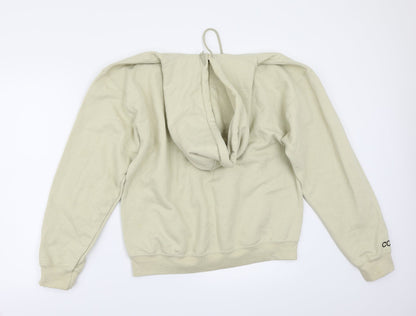 Preloved Gildan Womens Beige   Pullover Hoodie Size M - Back