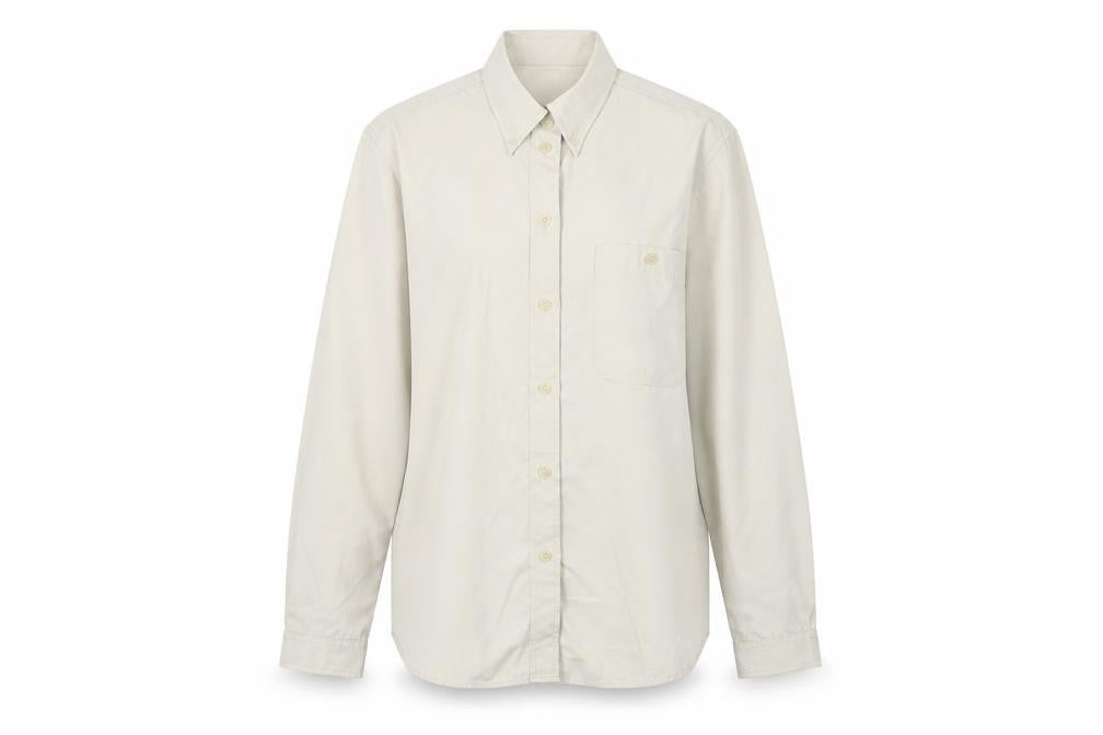 scoul days Womens Beige   Basic Button-Up Size M