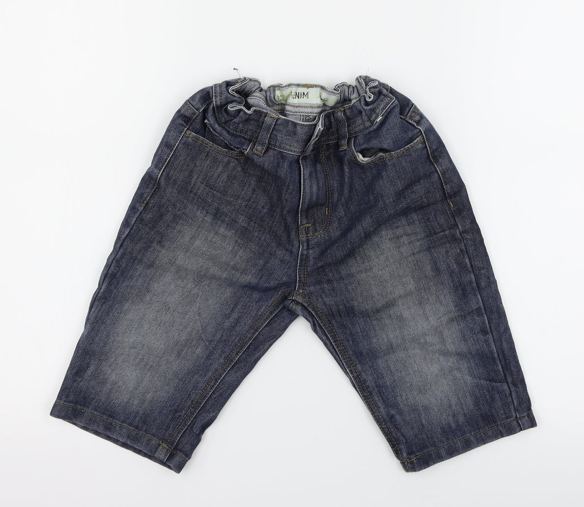 Denim & Co. Girls Blue   Cut-Off Shorts Size 8-9 Years