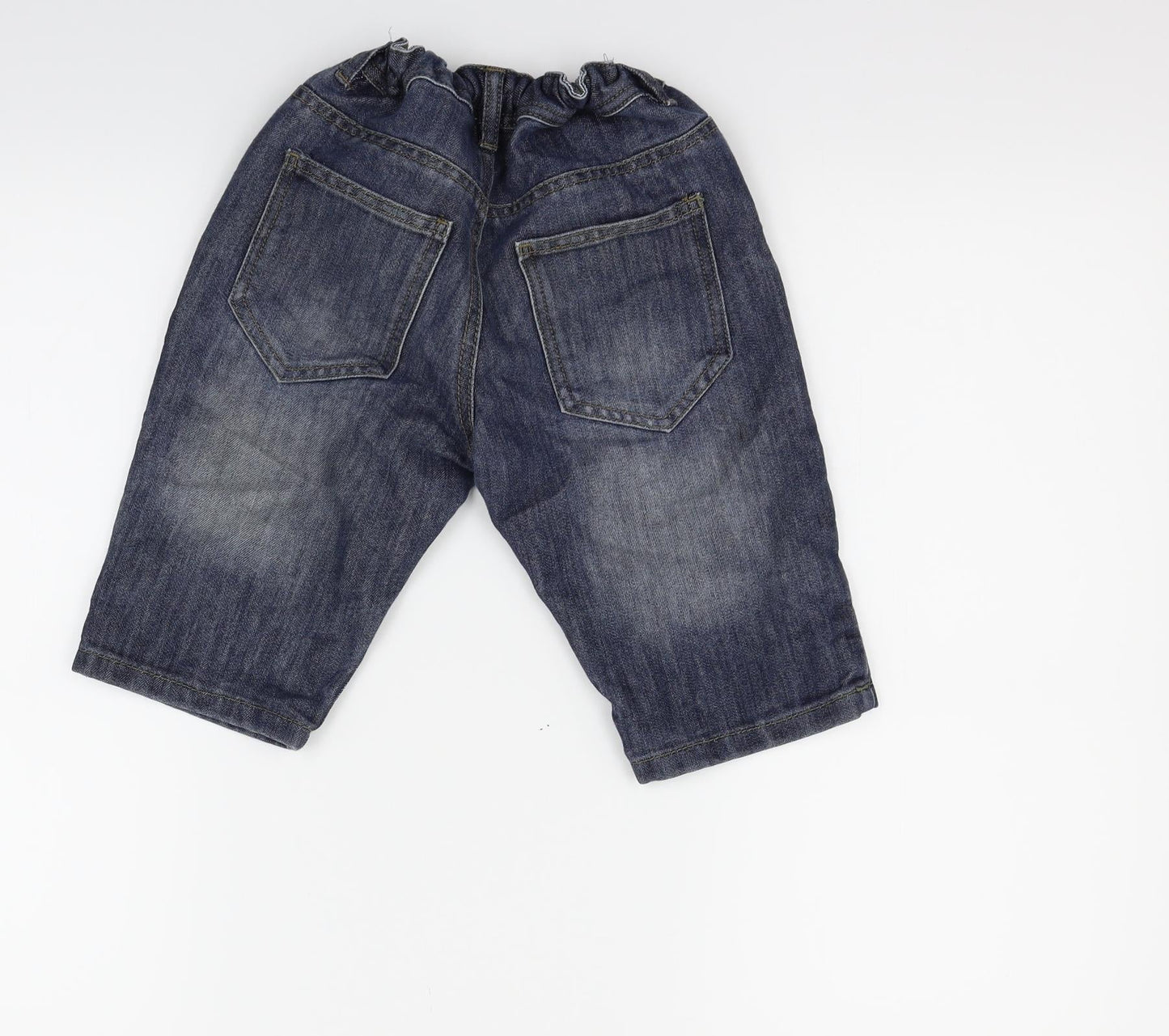 Denim & Co. Girls Blue   Cut-Off Shorts Size 8-9 Years
