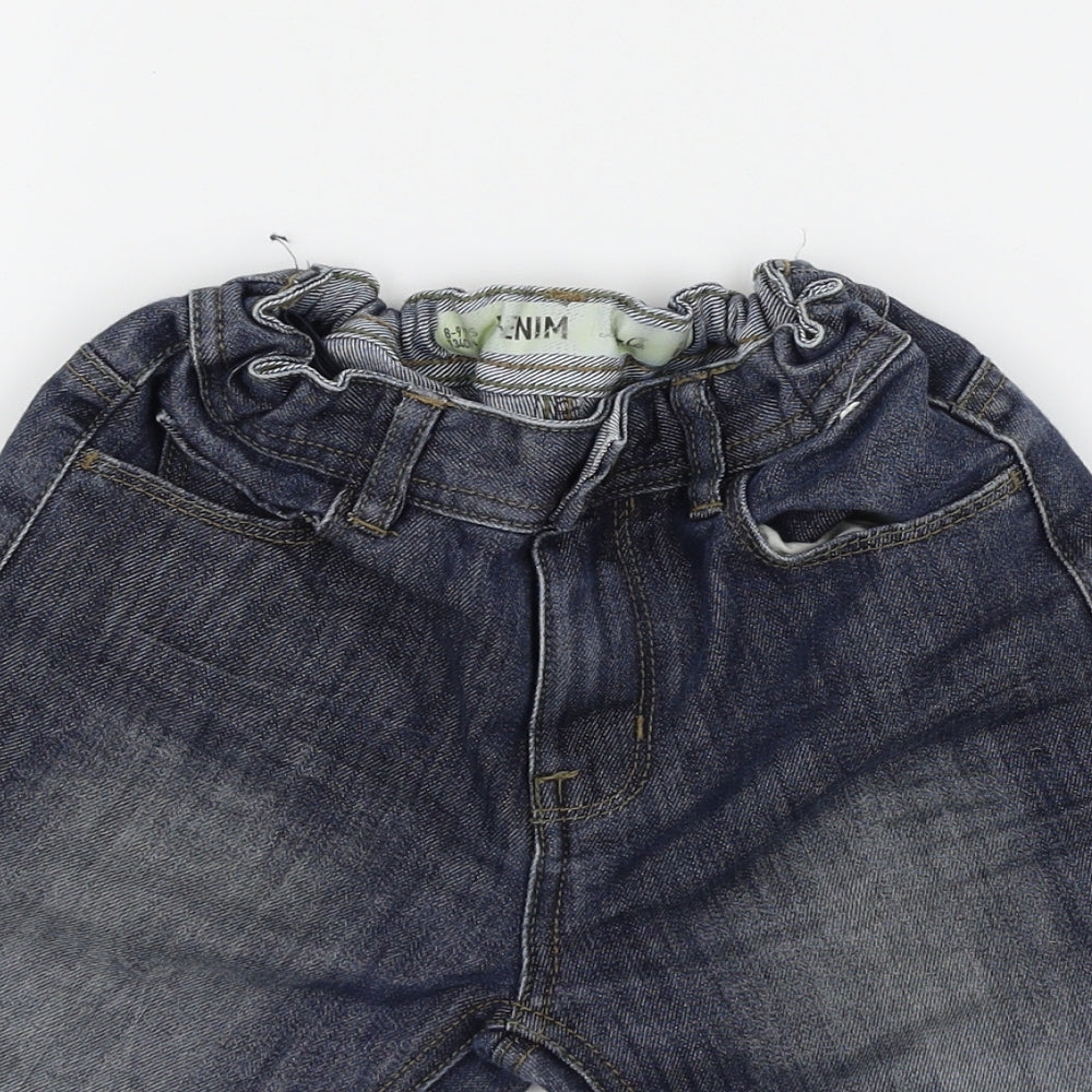 Denim & Co. Girls Blue   Cut-Off Shorts Size 8-9 Years