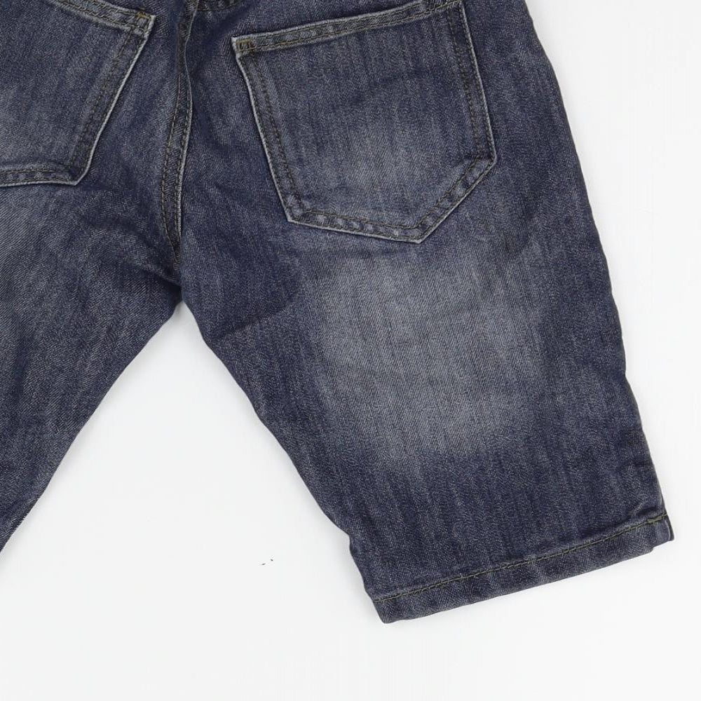 Denim & Co. Girls Blue   Cut-Off Shorts Size 8-9 Years