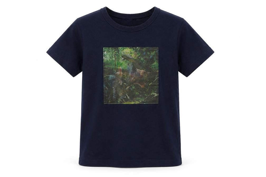 Blue Zoo Boys Blue   Basic T-Shirt Size 5-6 Years  - DINOSAUR
