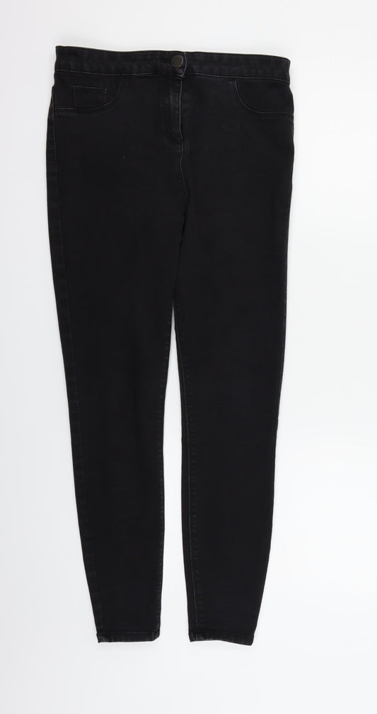 /Denim Womens Black   Straight Jeans Size 12 L29 in