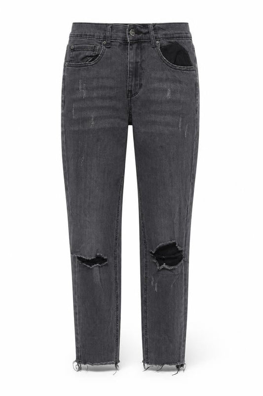 Pull&Bear Womens Grey   Straight Jeans Size 26 in L27 in