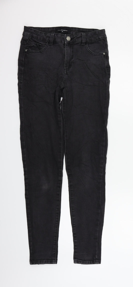 RESERVED Womens Black   Straight Jeans Size 38 in L32 in