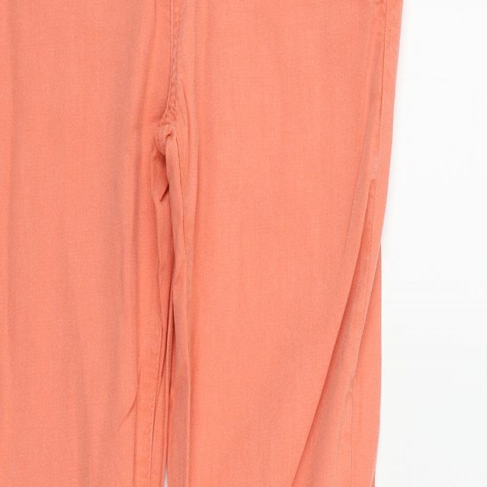 Jack Wills Womens Orange   Straight Jeans Size 26 in L32 in