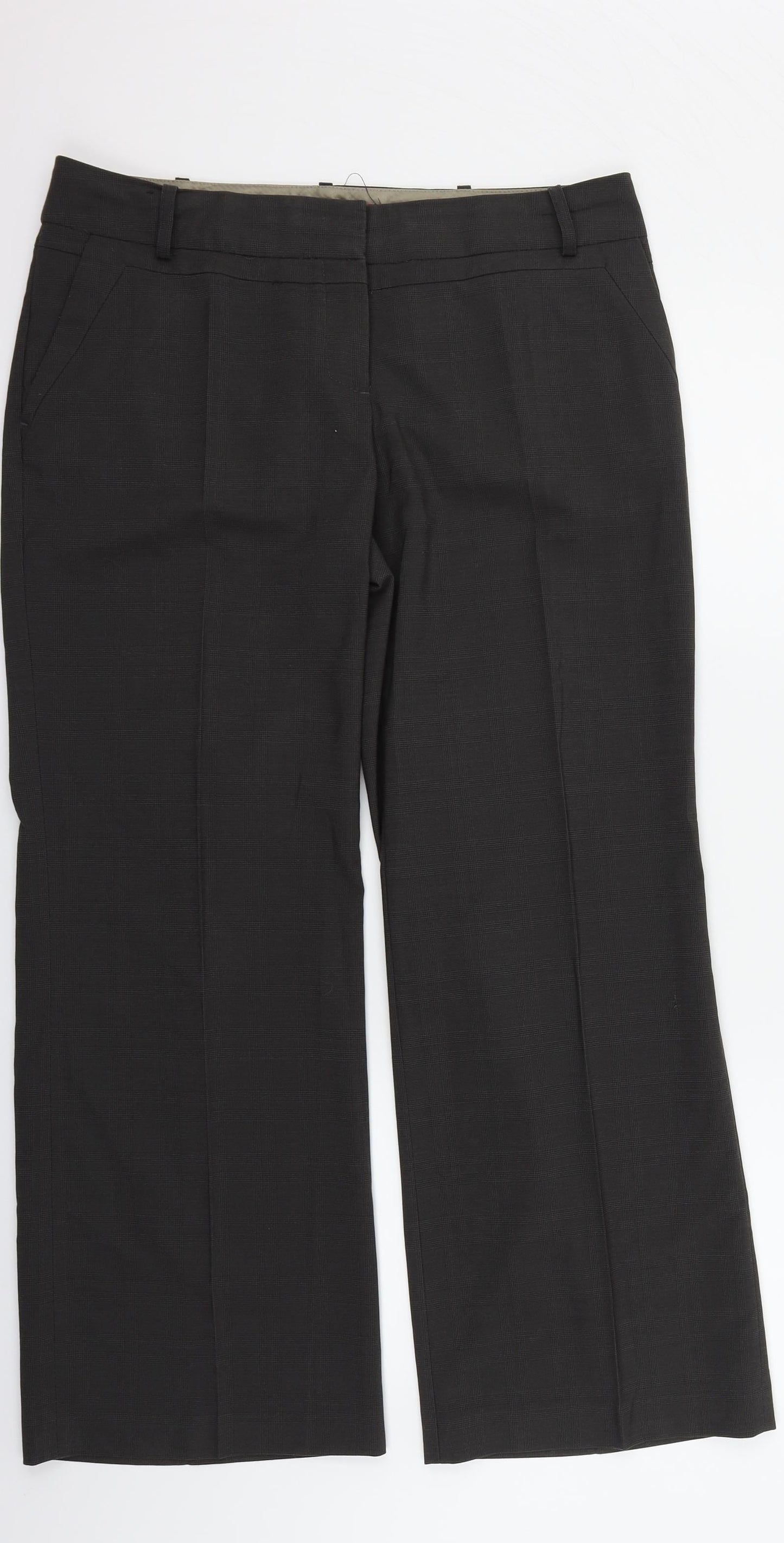 NEXT Womens Grey   Trousers  Size 14 L27 in