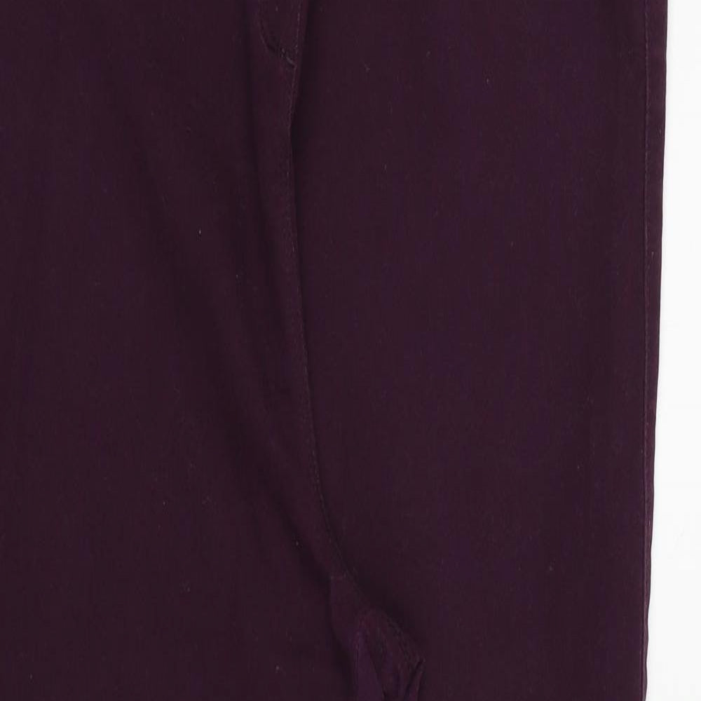 Papaya Womens Purple   Trousers  Size 16 L25 in