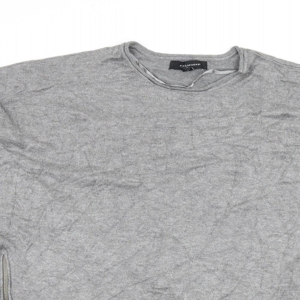 Atmosphere Womens Grey  Jersey Pullover Jumper Size 10