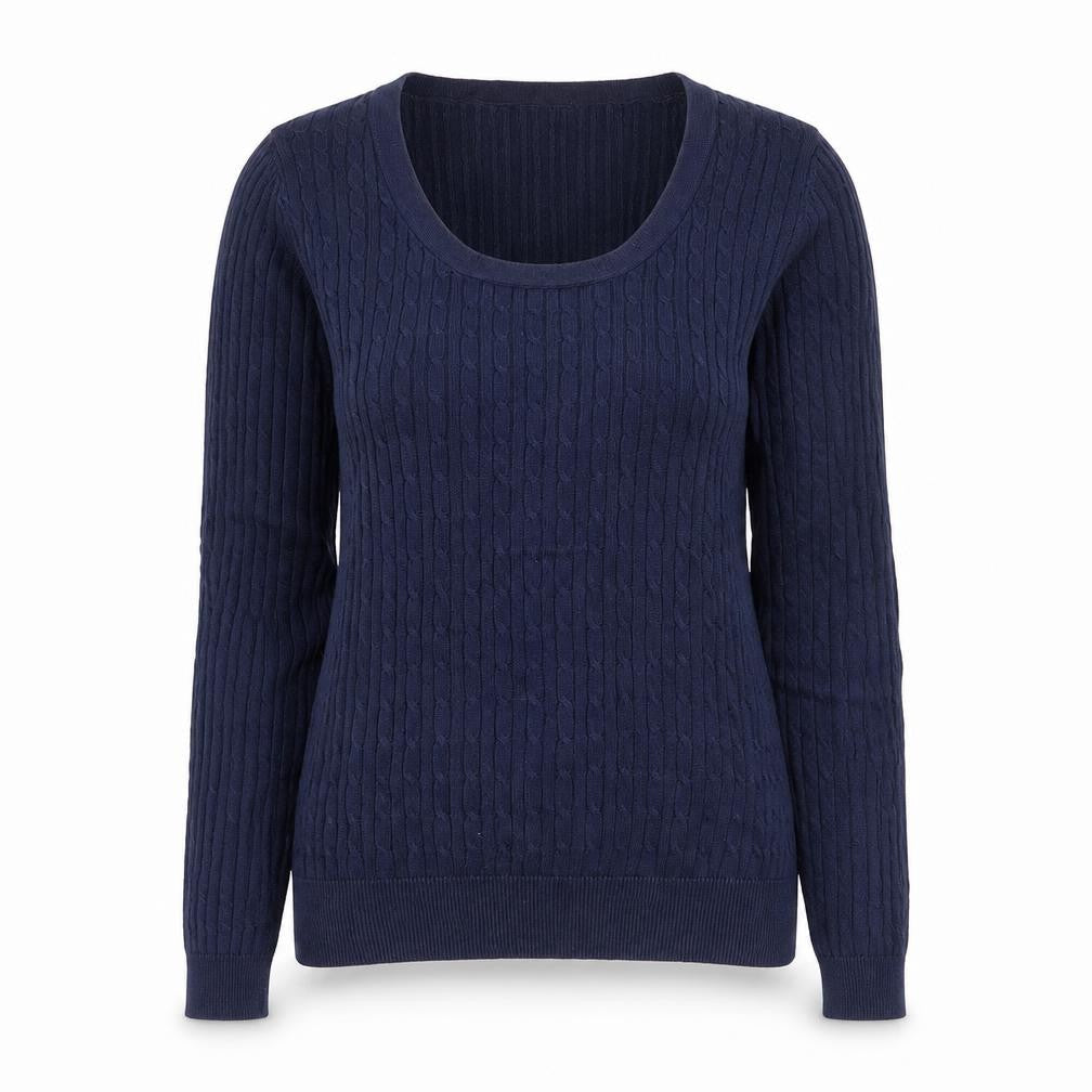 New Look Womens Blue  Knit Pullover Jumper Size 10