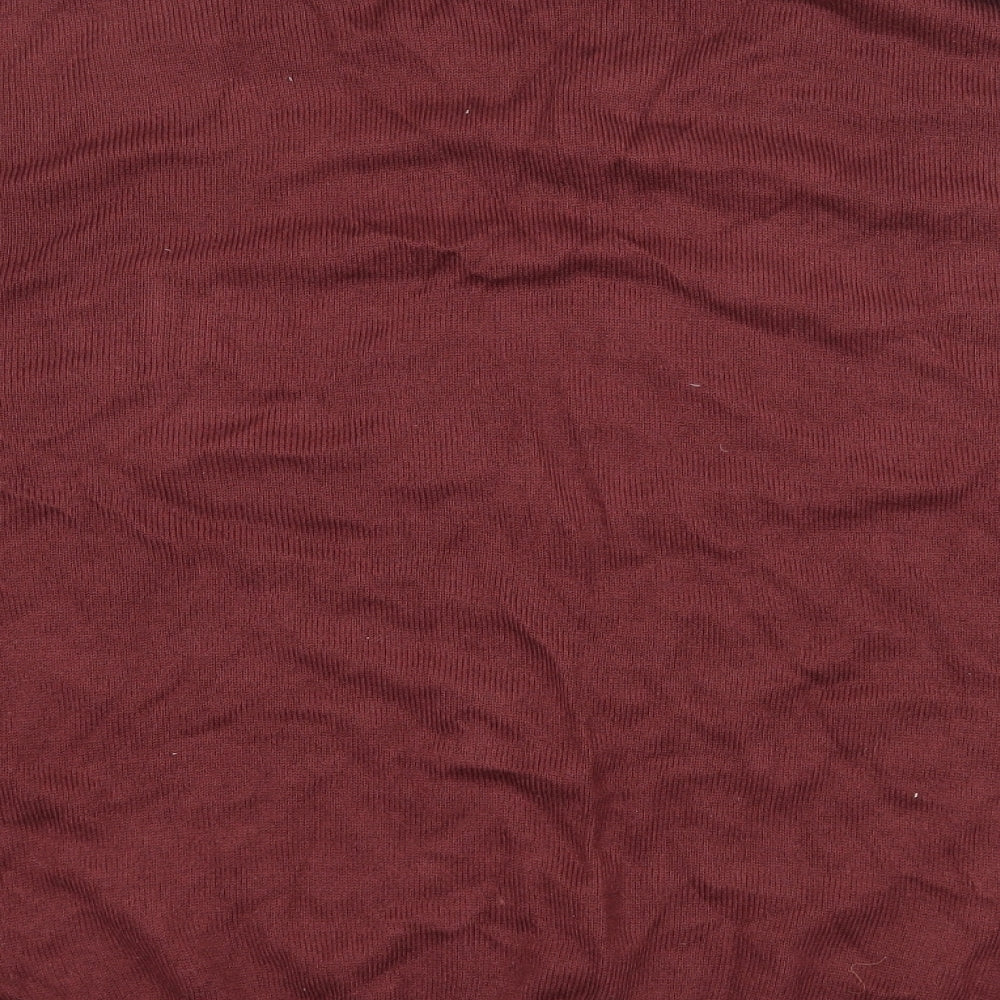 George Womens Red  Knit Pullover Jumper Size 14