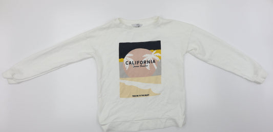 NEXT  Womens White   Pullover Jumper Size S
