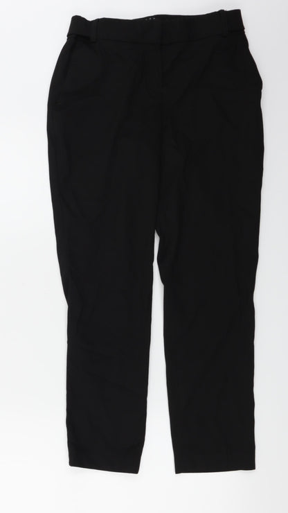 Next  Womens Black   Trousers  Size 12 L23 in