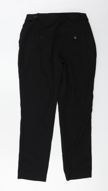 Next  Womens Black   Trousers  Size 12 L23 in