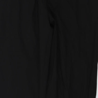 Next  Womens Black   Trousers  Size 12 L23 in