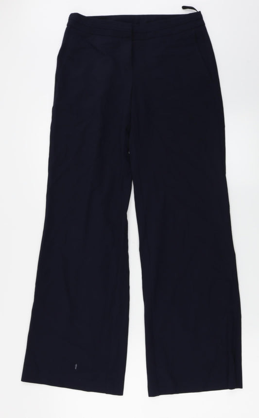 Marks and Spencer  Womens Blue   Trousers  Size 8 L25 in
