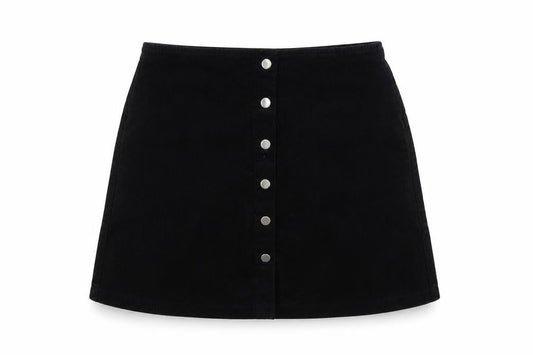 Select  Womens Black   A-Line Skirt Size 6