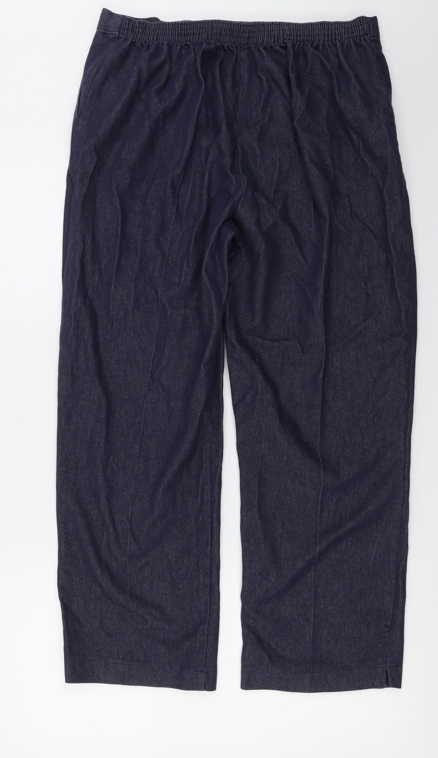 Preworn  Womens Blue   Trousers  Size 18 L23 in