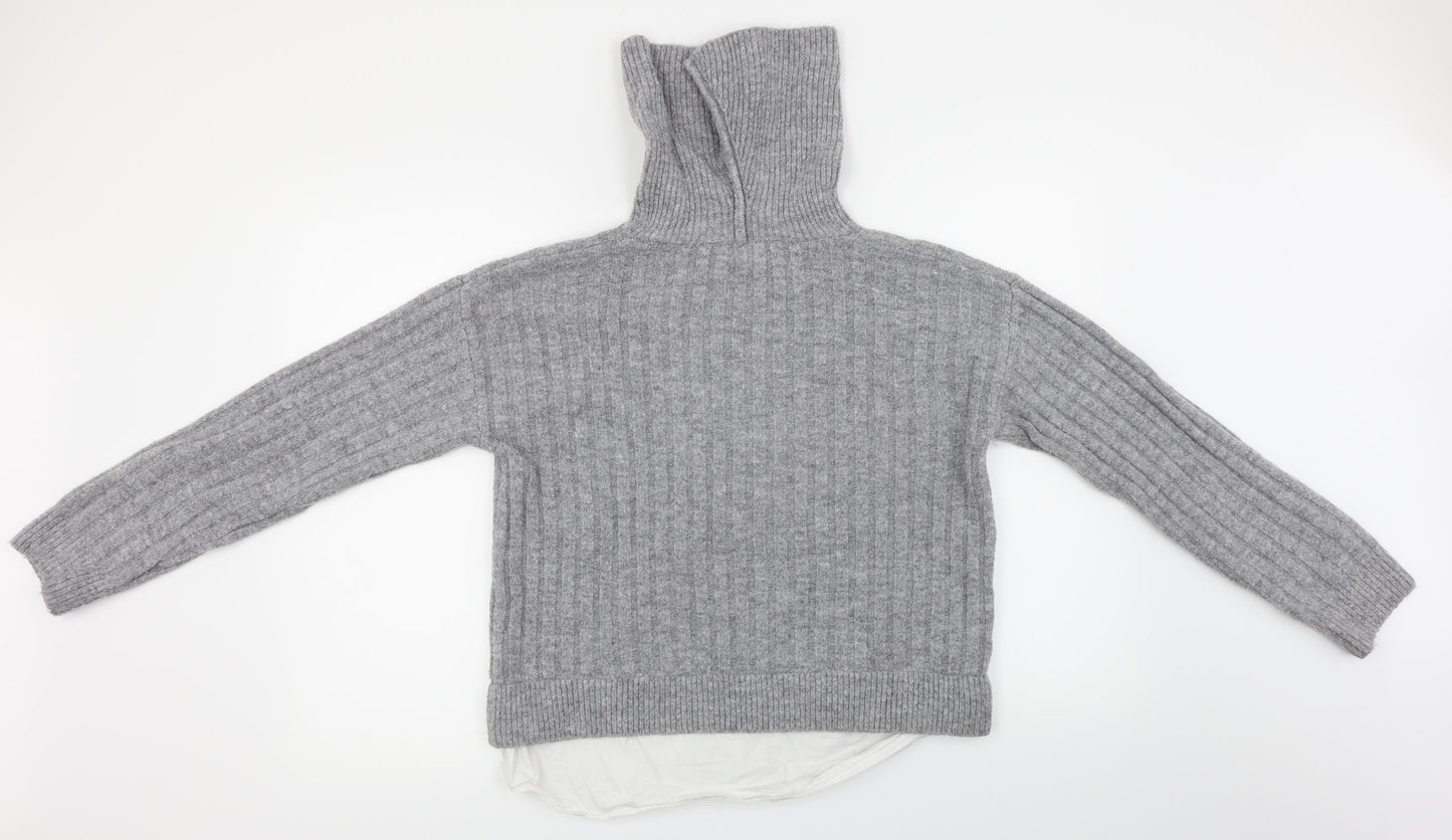 New Look  Womens Grey   Pullover Jumper Size S