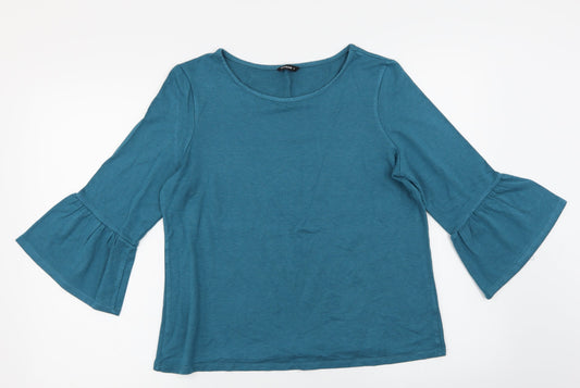Roman Womens Green   Basic T-Shirt Size 14