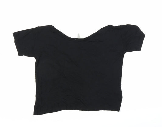 ASOS Womens Black   Basic T-Shirt Size 12