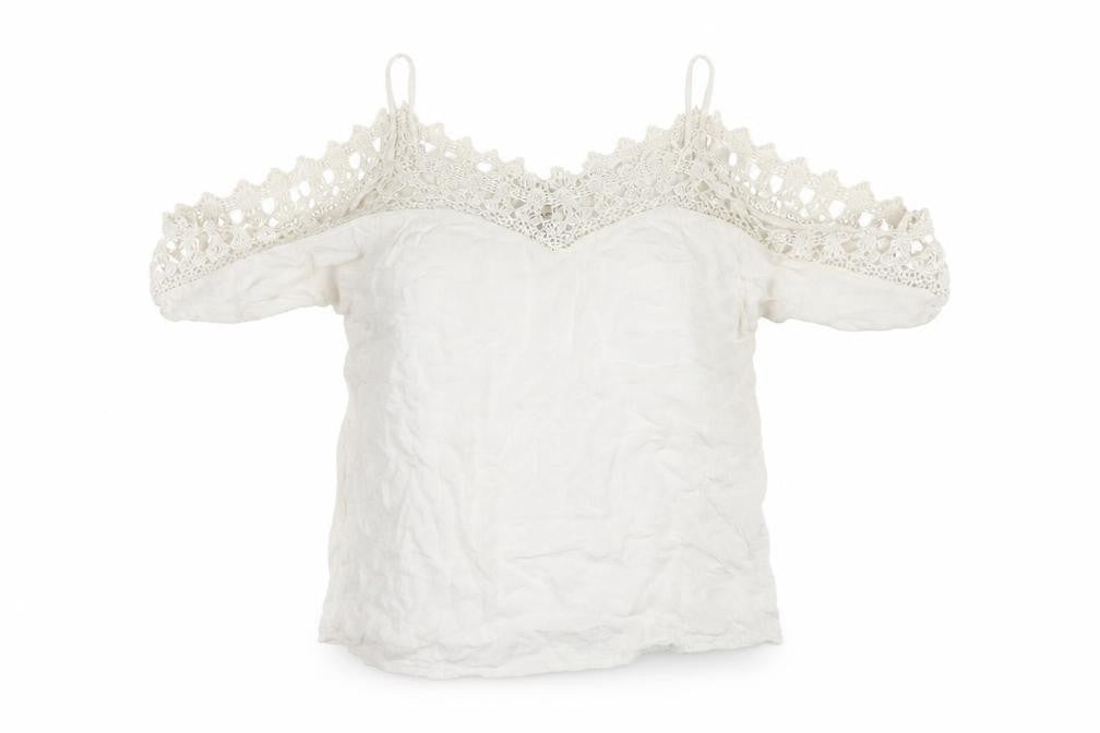 River Island Womens White   Camisole Blouse Size 6