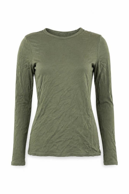PRETTYLITTLETHING Womens Green   Basic T-Shirt Size 8