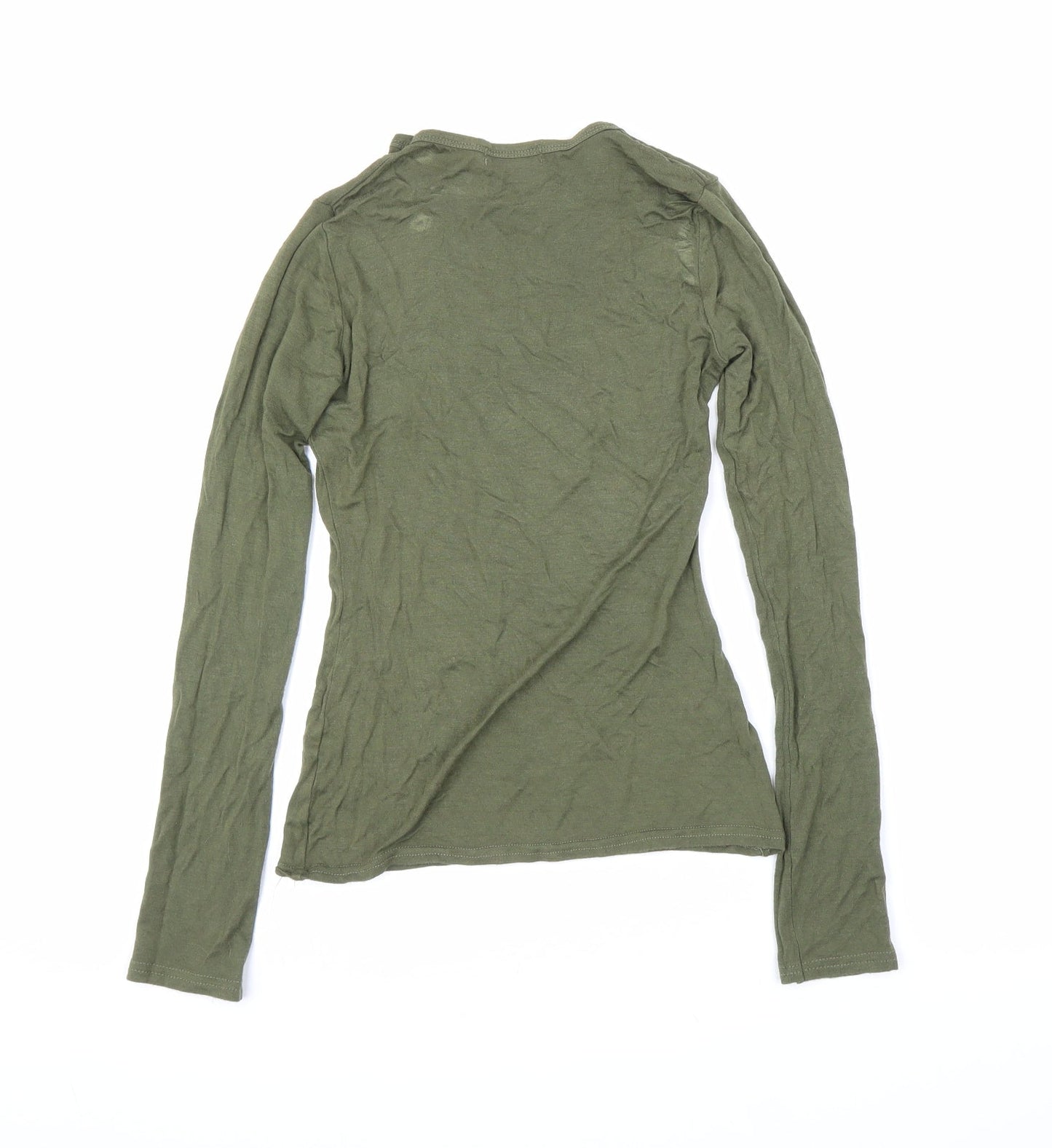 PRETTYLITTLETHING Womens Green   Basic T-Shirt Size 8