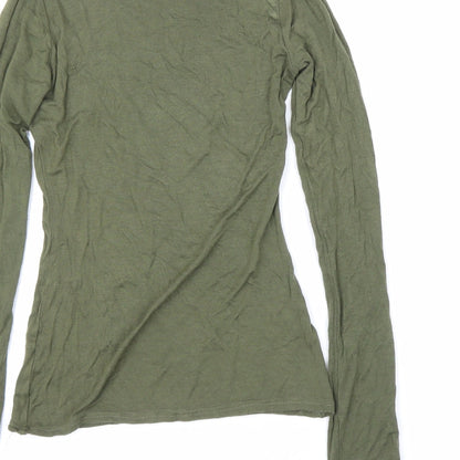 PRETTYLITTLETHING Womens Green   Basic T-Shirt Size 8