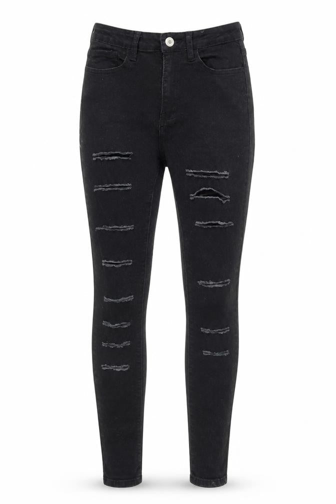 SHEIN Womens Black  Denim Skinny Jeans Size XS L27 in