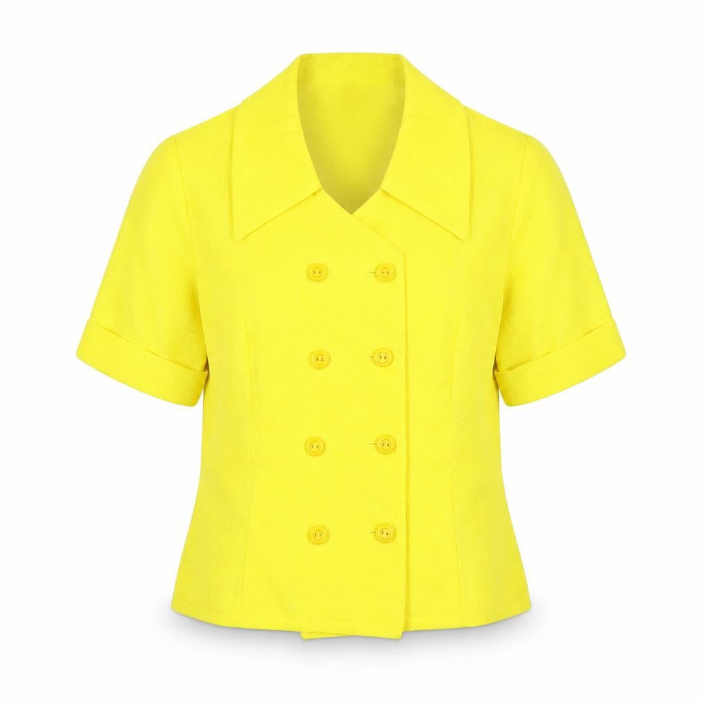 Marks & Spencer Womens Yellow   Basic Blouse Size 12
