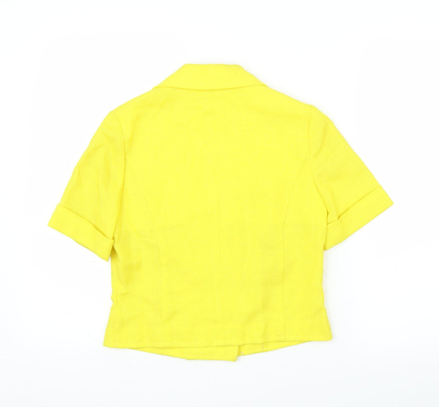 M&S Womens Yellow   Basic Blouse Size 12
