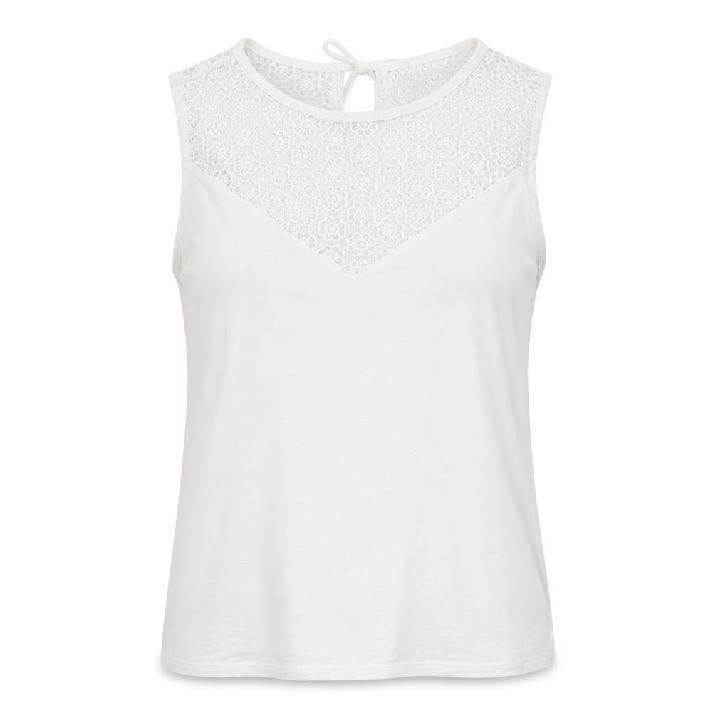 Preworn Womens White   Basic T-Shirt Size 12