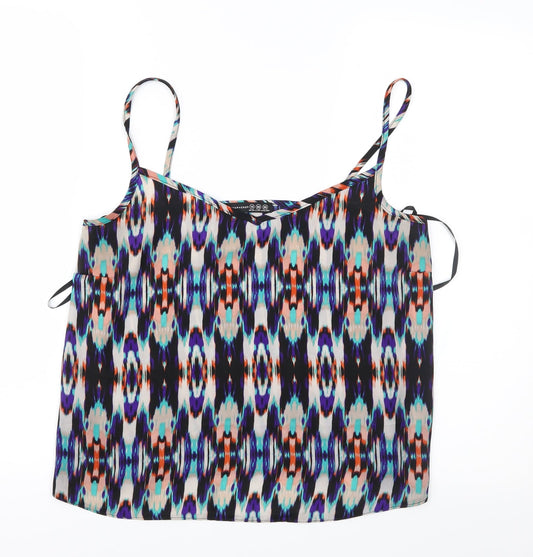 Atmosphere Womens Multicoloured Geometric  Camisole Blouse Size 10
