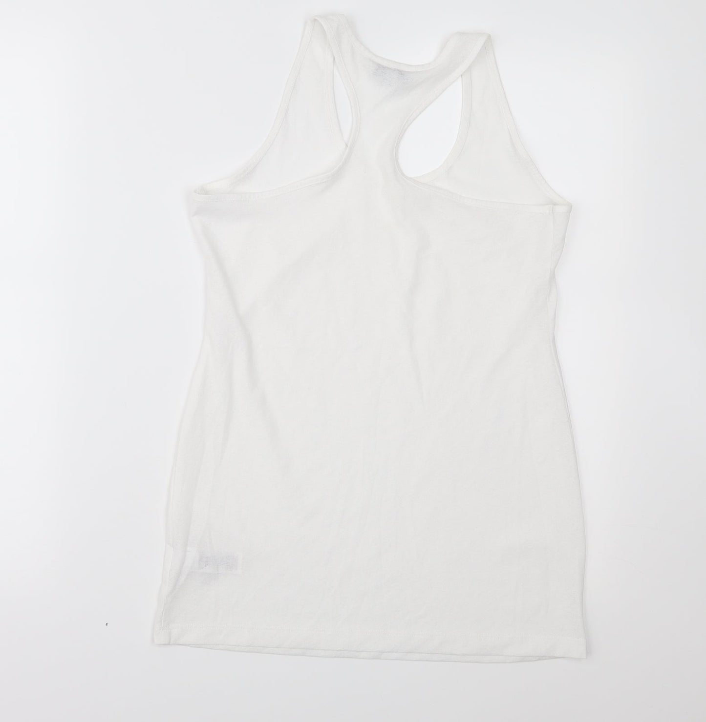 Preloved NEXT Womens White   Basic T-Shirt Size 8 - Back