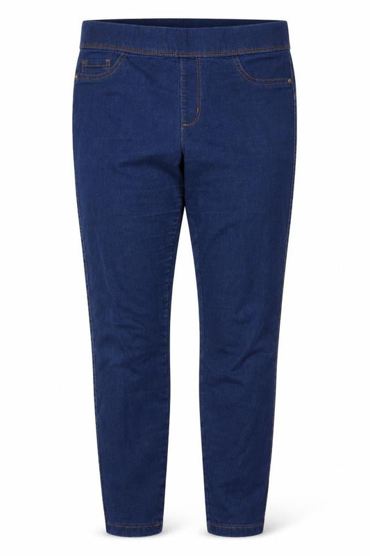 Denim & Co. Womens Blue  Denim Jegging Jeans Size 12 L26 in