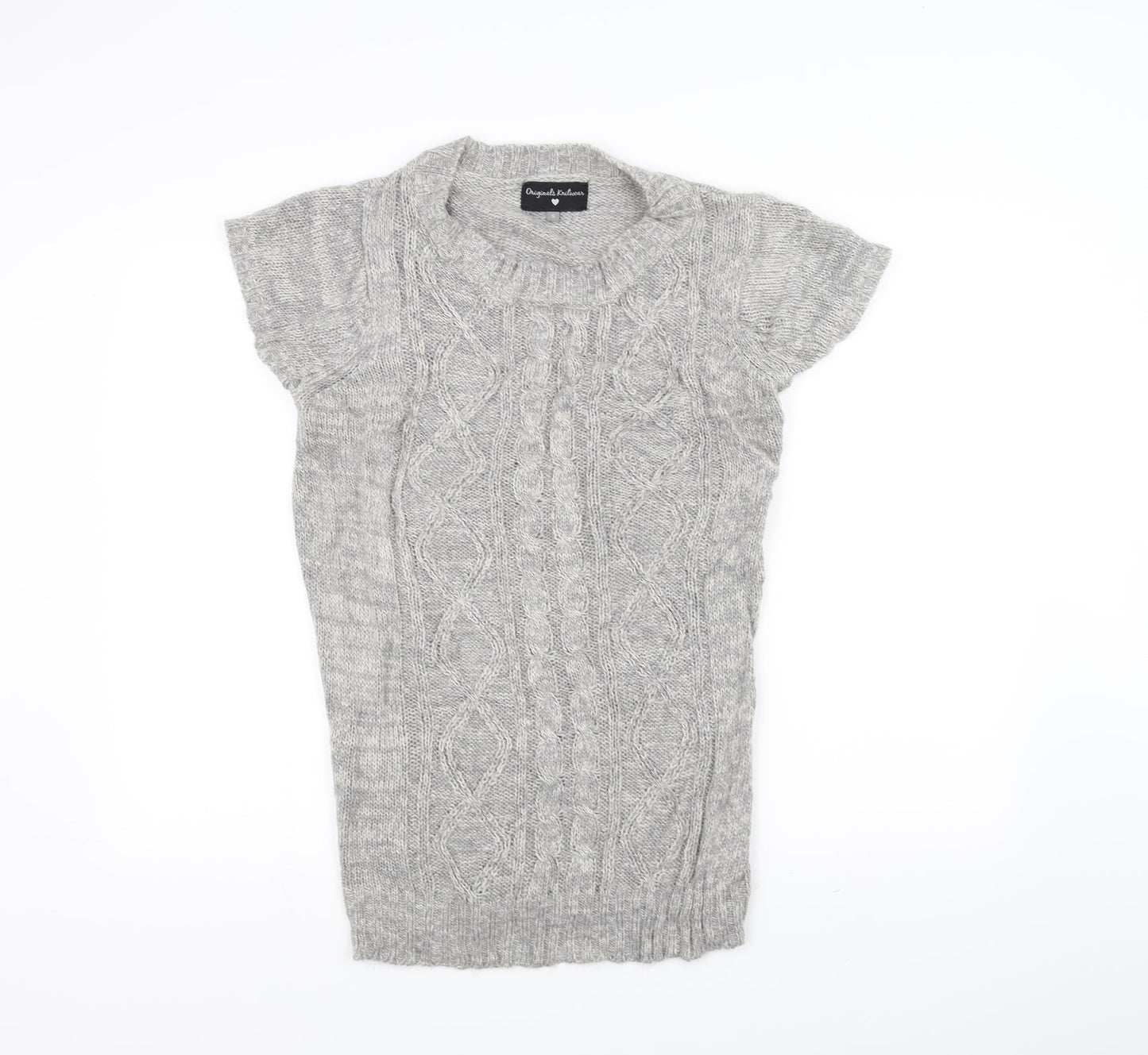 original knitwear Womens Grey   Pullover Jumper Size S