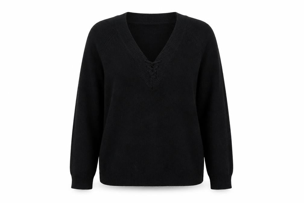 Brave Soul Womens Black   Pullover Jumper Size M