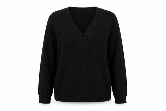 Brave Soul Womens Black   Pullover Jumper Size M