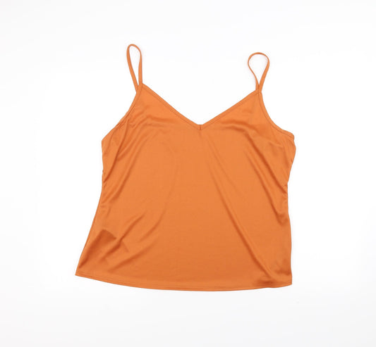 Wallis Womens Orange   Basic T-Shirt Size 18